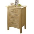 Faringdon Pair 3 Drawer Bedside Chest