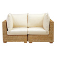 Cotswold Company Rattan Two Seater Sofa