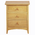 Shaker Pair of 3-drawer chests