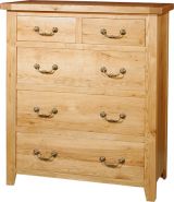 cotswold Oak 2/3 Chest Of Drawers
