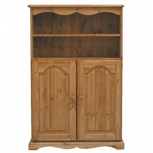 Cotswold Occasional Pine Furniture Country Pine Bookcase and Cupboard 4`