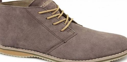 Cotswold SNOWHILL Unisex Suede Comfy Desert Boots Beige UK 6.5