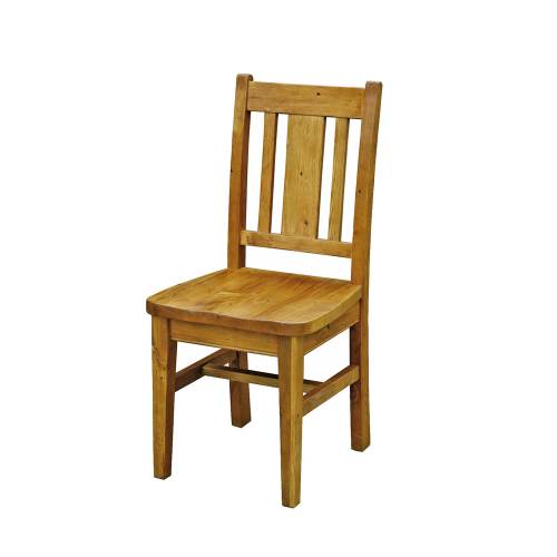Chunky Pine Dining Chair x2