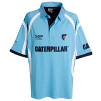Cotton Traders Leicester Tigers 2008/10 Away Rugby Shirt - Sky.