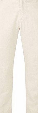 Cotton Traders Mens Linen Blend Pants Trousers Light Sand Size 34 Leg 31``