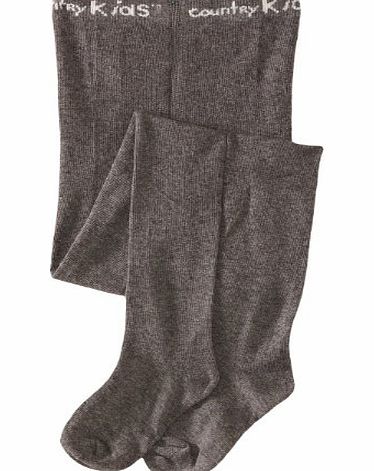 Country Kids Girls Luxury Warm Winter Tights, 6-8 Years (Manufacturer Size:6-8 years), Grey (Charcoal)