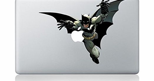Cozee MacBook Batman Jumping at Apple Vinyl Decal Sticker For MacBook Pro/Air 13``