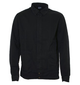 Black Full Zip Lightweight Over-Shirt