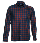 Blue and Red Check Shirt