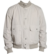 C.P. Company Beige Light Cotton Bomber Jacket