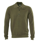 Dark Green 1/4 Zip Sweatshirt