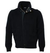 Navy Hooded Sweater