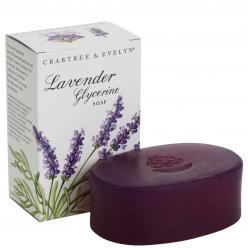 CRABTREE and EVELYN LAVENDER GLYCERINE SOAP (100G)