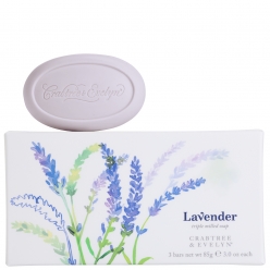 CRABTREE and EVELYN LAVENDER TRIPLE-MILLED SOAP