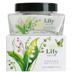 CRABTREE and EVELYN LILY BODY CREAM (200G)