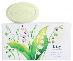 CRABTREE and EVELYN LILY TRIPLE-MILLED SOAP