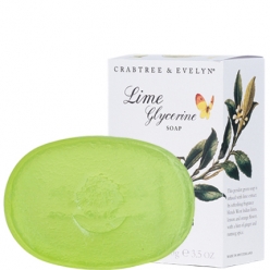 CRABTREE and EVELYN LIME GLYCERINE SOAP (100G)