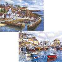 Crail Harbour and Mevagissy Jigsaws