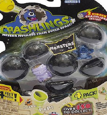 Crashlings Series 1 Monsters 4 Figures Pack