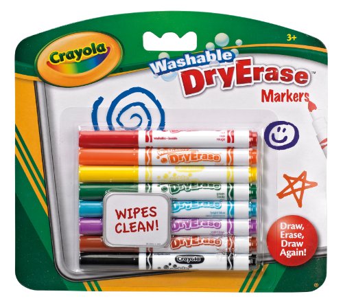 Crayola - Dry Erase Crayola Dry Erase Washable Dry Erase Markers