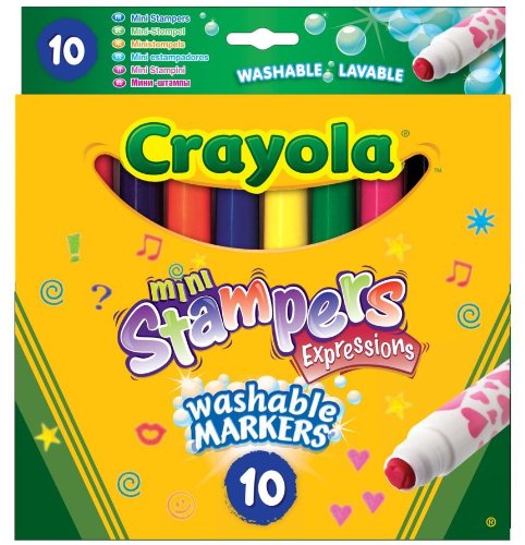 Crayola 10 Mini Stampers Expressions