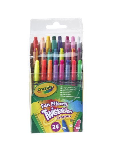 24 Mini Twistables Special Effect Crayons