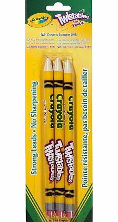 Crayola 3 Twistable Graphite Pencils