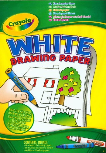Crayola A4 White Drawing Paper (60 Sheets)