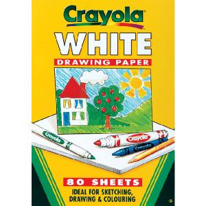 Crayola A4 White Paper Pad 80 Sheets