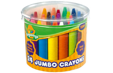 Crayola Beginnings 24 Jumbo Crayons