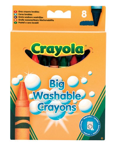 Crayola Big Washable Crayons (8 Pack)
