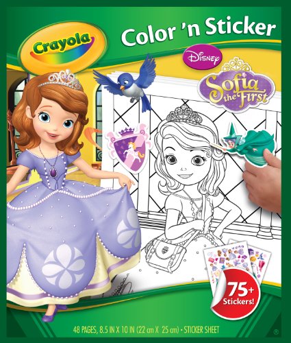 Crayola Disney Sofia The First Colour and Sticker Book