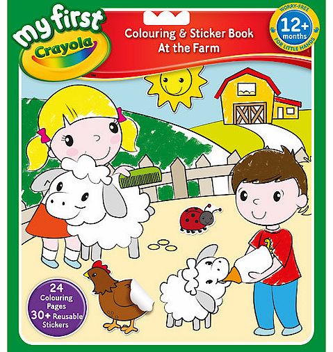Crayola Farmyard Colour and Sticker Book