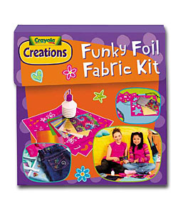 Crayola Funky Foil Fabric Kit