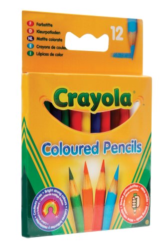 Crayola Half Length Coloured Pencils (12 Pack)