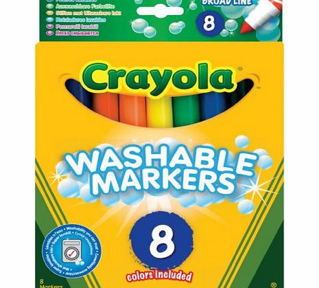 Crayola Super Washable Pens (8 Pack)