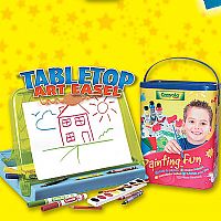 Crayola Tabletop Easel & Painting Tub Twinpack