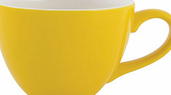 Creatie Tops Creative Tops the Wanderer Collection Ribbed Stoneware Mug, Yellow