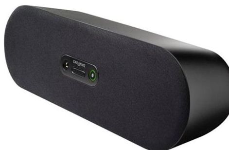 D80 Bluetooth Wireless Speaker with Aux-in - Black