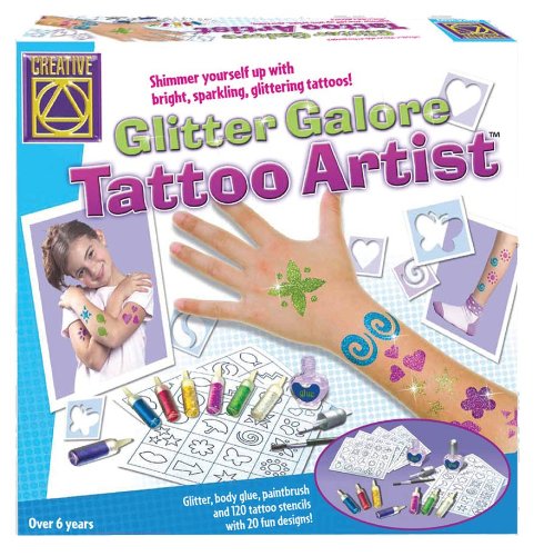 Creative Glitter Galore Tattoos