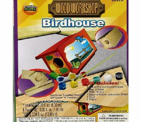 Creative Kids Wood Workshop Birdhouse