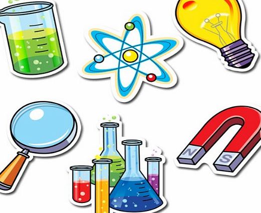 Creative Teaching 36 x Science Lab Picture Display Cards / Cut Outs for Schools (large)