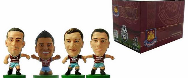 Creative Toys Company Soccerstarz West Ham 4 Pack Blister Box A