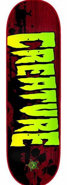 Creature Stained Skateboard Deck - 8.6 inch