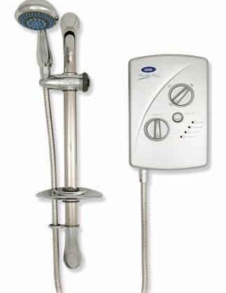 Florida Plus 8.5KW Electric Shower - Silver