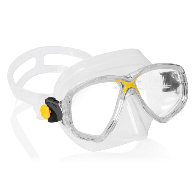 Cressi Marea VIP Mask - Clear/Yellow
