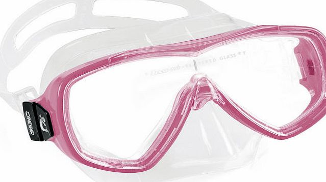 Cressi Onda Snorkelling Mask - Clear/Pink