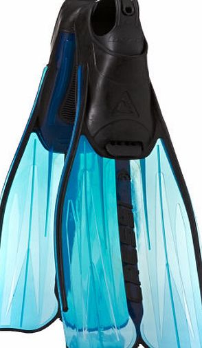 Cressi Rondinella Long Blade Fins - Aquamarine