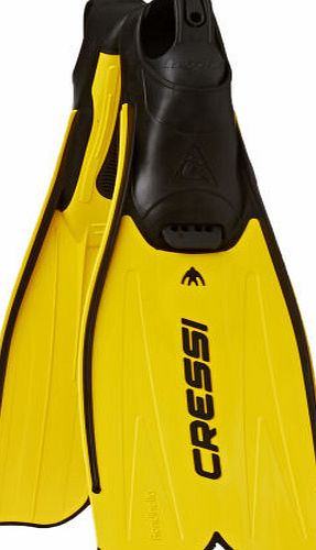 Cressi Rondinella Long Blade Fins - Yellow