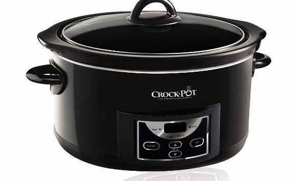 Crock Pot Crock-Pot Digital Countdown Slow Cooker, 4.7 Litre - Gloss Black